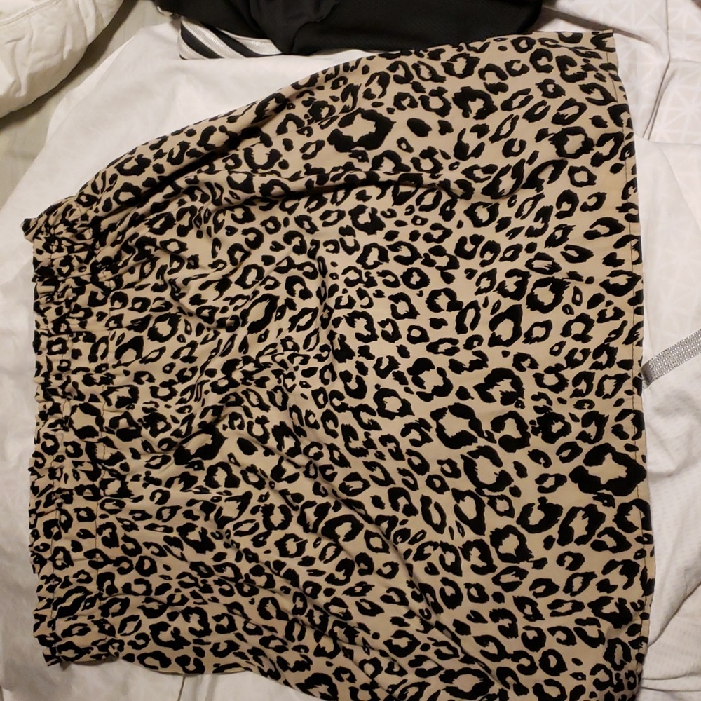 Leopard skirt